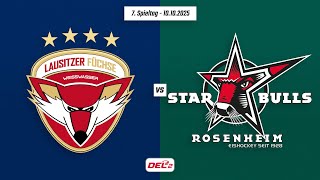 7. Spieltag DEL2 | Lausitzer Füchse vs. Starbulls Rosenheim | Game Highlights