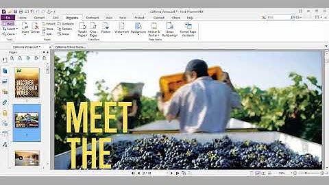 Foxit PhantomPDF 8 Organize PDF Tutorial