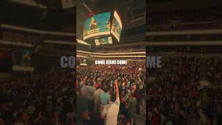 Come Jesus Come! Hundreds of salvations @ the KFC Yum center today! #jesus #christian #song #worship