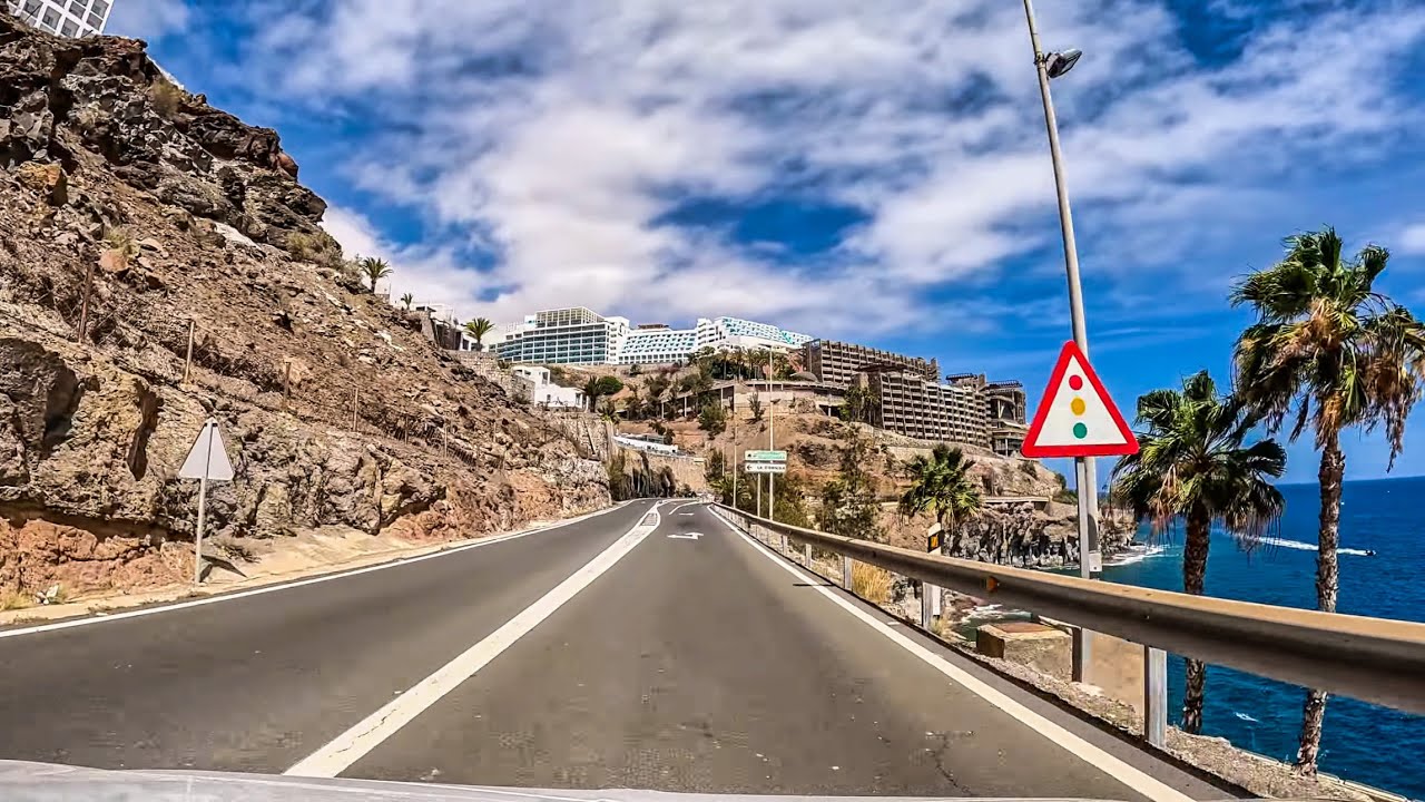 Scenic Drive from Playa de Amadores via Puerto Rico to San Agustín Gran Canaria