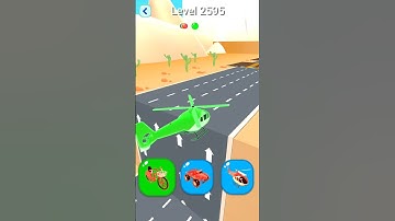 Shape-shifting Funny Race All Level Gameplay Walkthrough Master Level #2595 BeamNG.drive #Shorts