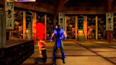 Mortal Kombat Mythologies: Sub-Zero - Fatality on Scorpion