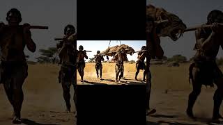 ⚔️ Homo Erectus Victory Hunt | The Day Ancient Hunters Took Down a Saber Beast 🐾🔥