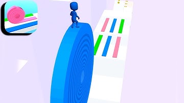 LAYERS ROLL 🌈🦄 NEW UPDATE All Levels Gameplay Walkthrough iOS, Android (Max Level 76-77) #shorts