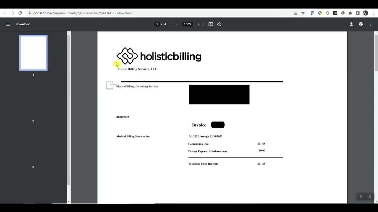 How to download your Holbie monthly transaction report. YouTube