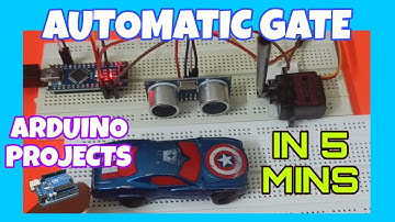 Arduino Projects | Automatic Gate Using Ultrasonic Sensor #arduino #automation #iot #project #diy