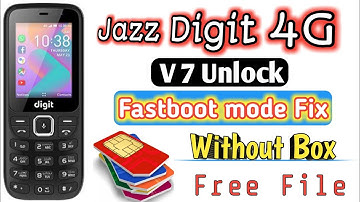 Jazz digit 4G v7 Unlock file