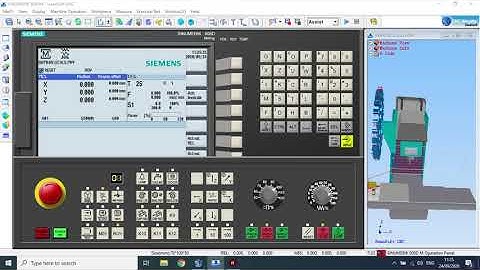 Menyetel dan Menyunting Program NC/CNC Sinumeric 808DM (Menggunakan Swansoft NC Simulator)