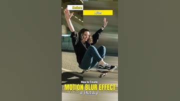 How to Create MOTION BLUR EFFECT in Photoshop| @BlendPixart