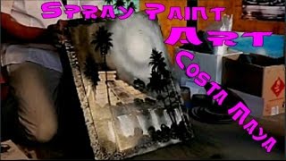 Spray Paint Art in Costa Maya January 2017