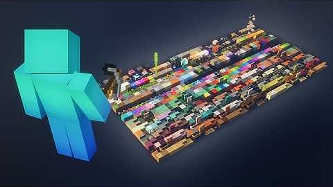 Building In Minecraft With Every Block