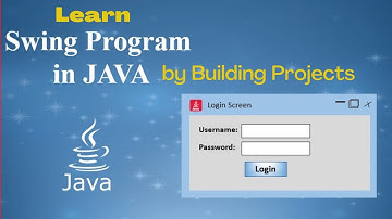 How to create GUI Applications in Java using Swing: Building Projects ( ComboBox, Password,jMenu)