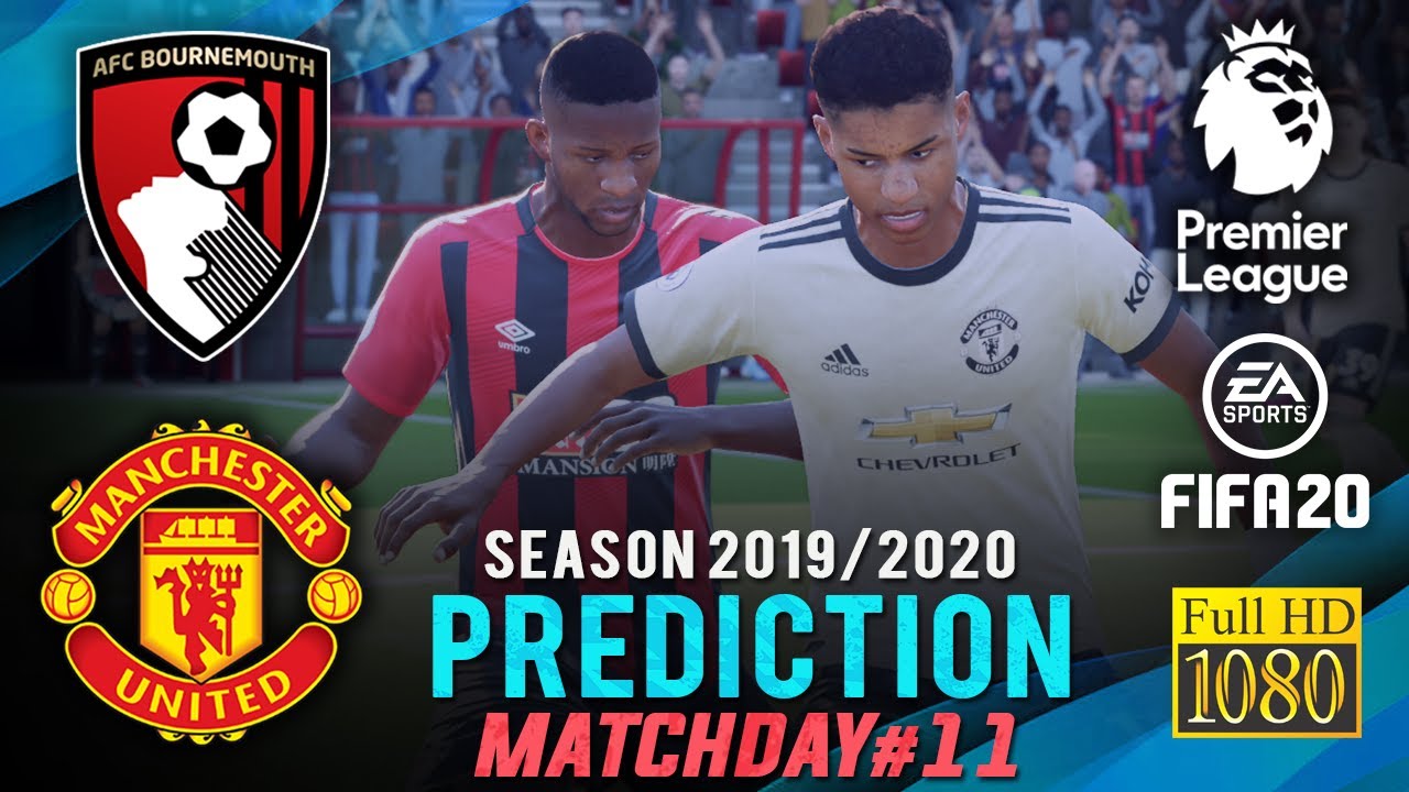 BOURNEMOUTH vs MANCHESTER UTD | EPL 2019/2020 Matchday 11 ...