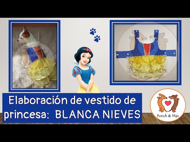 DIY - Vestido de Blancanieves fácil para Barbie 🍎 - Ara Blue - 