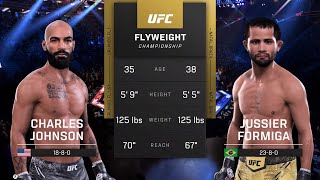 EA Sports UFC 5 Gameplay Charles Johnson vs Jussier Formiga
