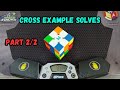 GET INSIDE A SPEEDCUBER'S BRAIN - Optimal Cross Walkthrough/Example Solves [Part 2/2]
