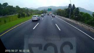 國道3號安坑中和段機車上高速公路