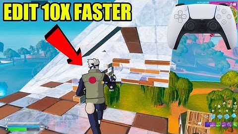 How To EDIT FASTER On Controller (Best Settings, Tutorial + Tips and Secrets!)