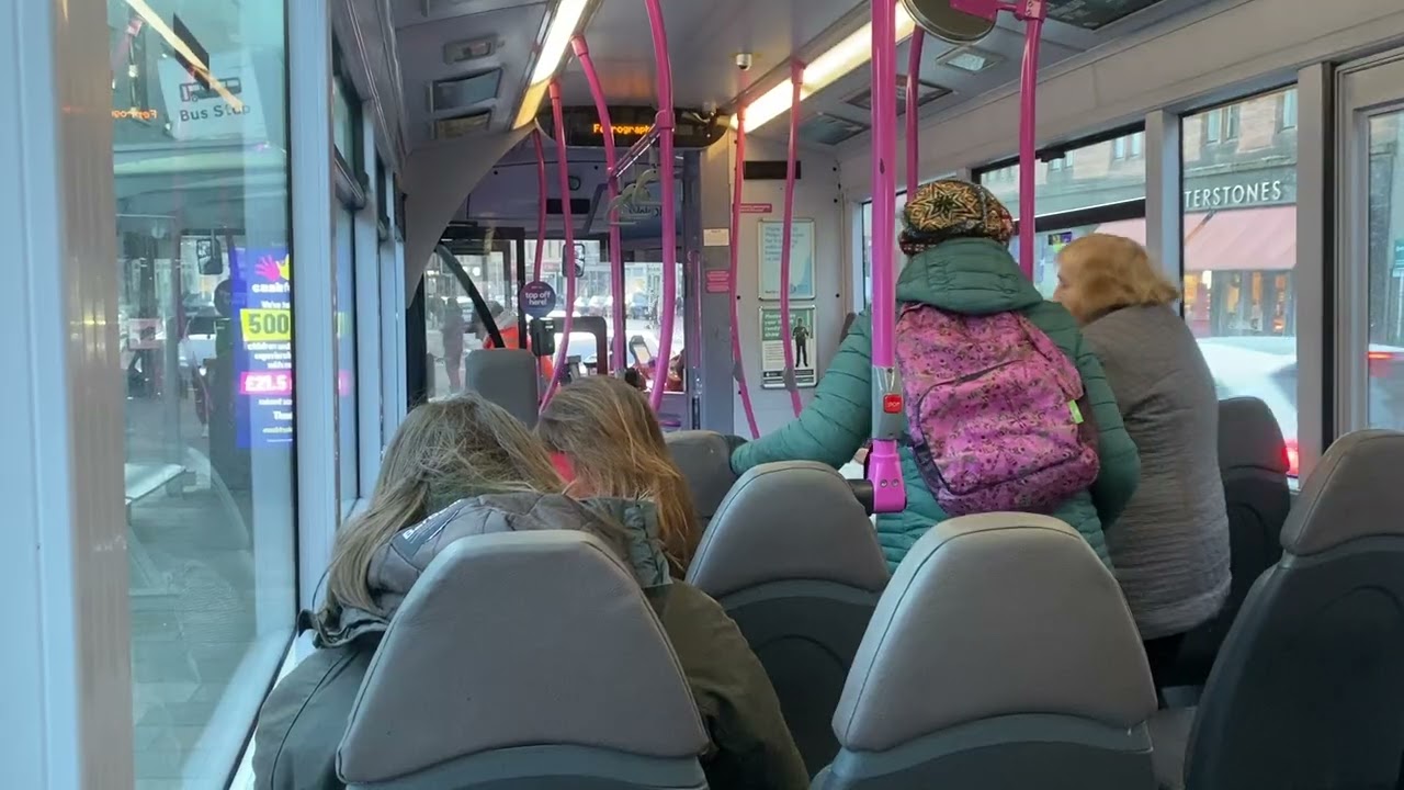 Onboard First Glasgow 67807 SN13 EBA Service 8 From Maryhill to Partick