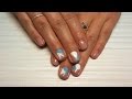 Дизайн ногтей гель-лак Shellac - роспись ногтей (уроки дизайна ногтей nail art design tutorial)