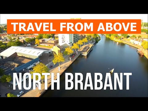 North Brabant from above | Drone video in 4k | Netherlands, North Brabant province from the air