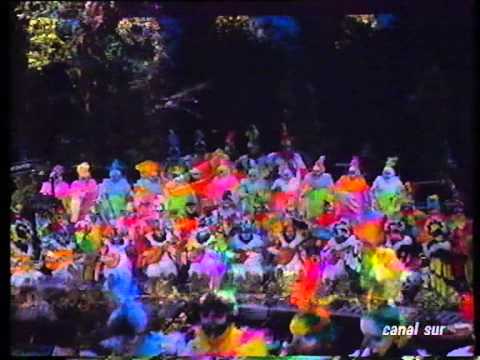 Actuación de Los pájaros en la final del COAC 1992