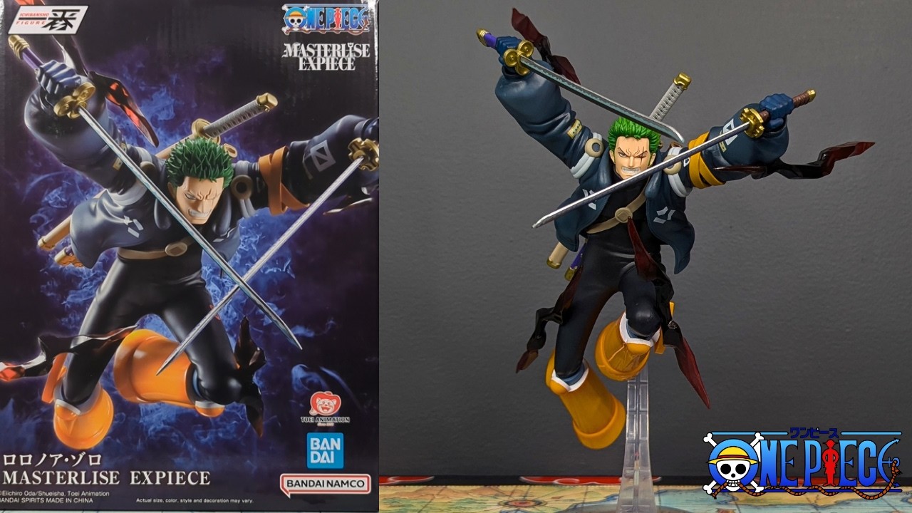 Masterlise Expiece Roronoa Zoro Statue Unboxing and Review - YouTube