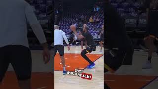 Kevin Durant warm up