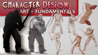 Character Design Mini-Series Pt 1 - Gesture Silhouette Form