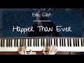 I LOVE THAT PART (Billie Eilish - Happier Than Ever) Piano cover