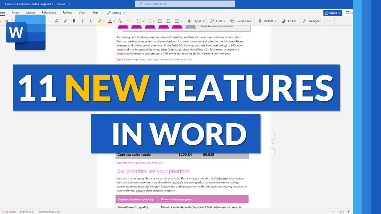 Top 11 NEW Features in Microsoft Word 2021 // Microsoft Word 365 Desktop, Mac & web