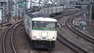 【JR東】山手貨物線(湘南新宿ライン） おはようライナー新宿22号 新宿行 四反道跨線 Japan Tokyo JR Shonan-Shinjuku Line Trains