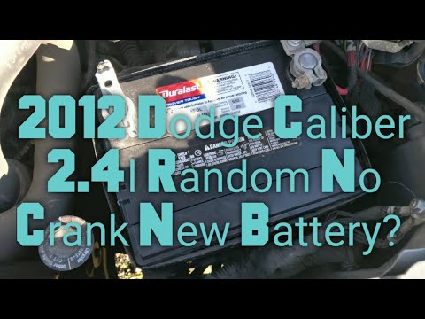 2012 Dodge Caliber 2.4l Random No Crank Dead Battery - YouTube
