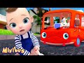 Boo Boo Song + Wheels On The Bus + Nursery Rhymes & Kids Songs | Minibus