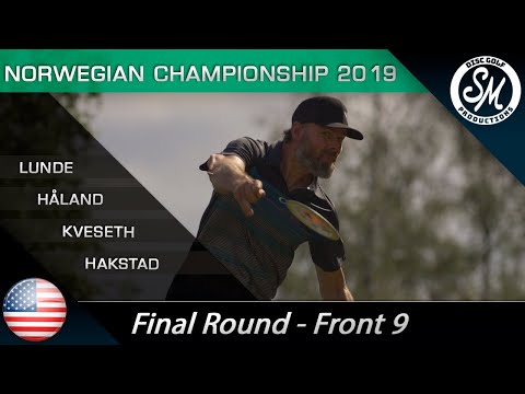 NDGC 2019 | Final Round Front 9 | Lunde, Kveseth, Håland, Hakstad | Sexton Commentary!