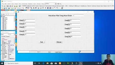 Tutorial Mencari Data dan Membuat Bubble Sort Menggunakan Delphi 7