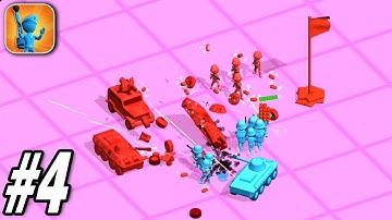 Plastic Army: Battle Simulator - Gameplay Walkthrough Part 4 - New update (iOS, Android)