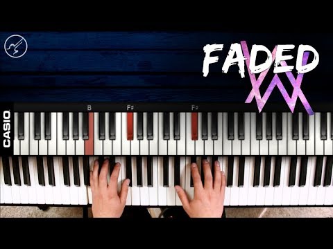 Como tocar FADED Alan Walker en Piano | Tutorial Notas Musicales - YouTube