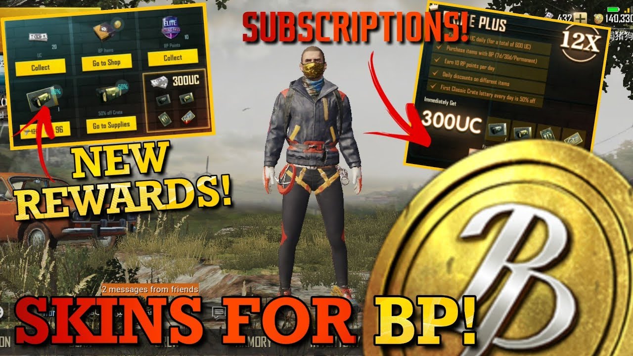 BUY SKINS FOR BP! SUBSCRIPTIONS ARE HERE! Mobile 0.11.5 - YouTube