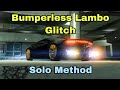 Remove Bumpers (Solo Method) | GTA Online DLC