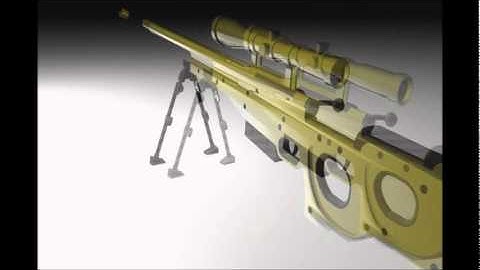 L96A1 Intro QuickScoping - C4D Free Template Download
