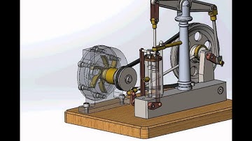 Steam Engine with Horizontal Beam and Centrifugal Pump