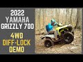 2022 yamaha grizzly 700    4wd difflock demo