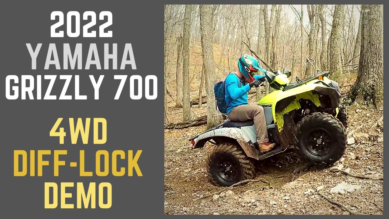 2022 Yamaha Grizzly 700 4WD DIFFLOCK DEMO YouTube
