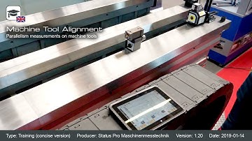 Parallelism measurements on machine tools
