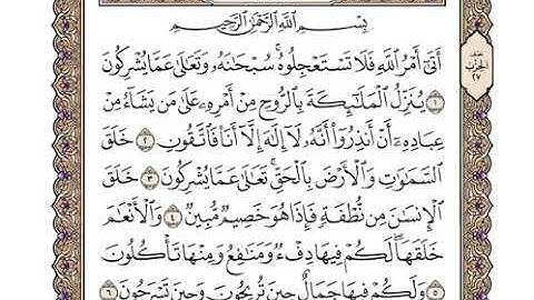 سورة النحل كامله بصوت القارئ هزاع البلوشي