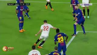 ملخص مباراه برشلونة واشبيلية 2-2  🔥ميسي البديل ينقذ البرسا بهدف قاتل🔥  يوسف سيف   الدوري الاسباني