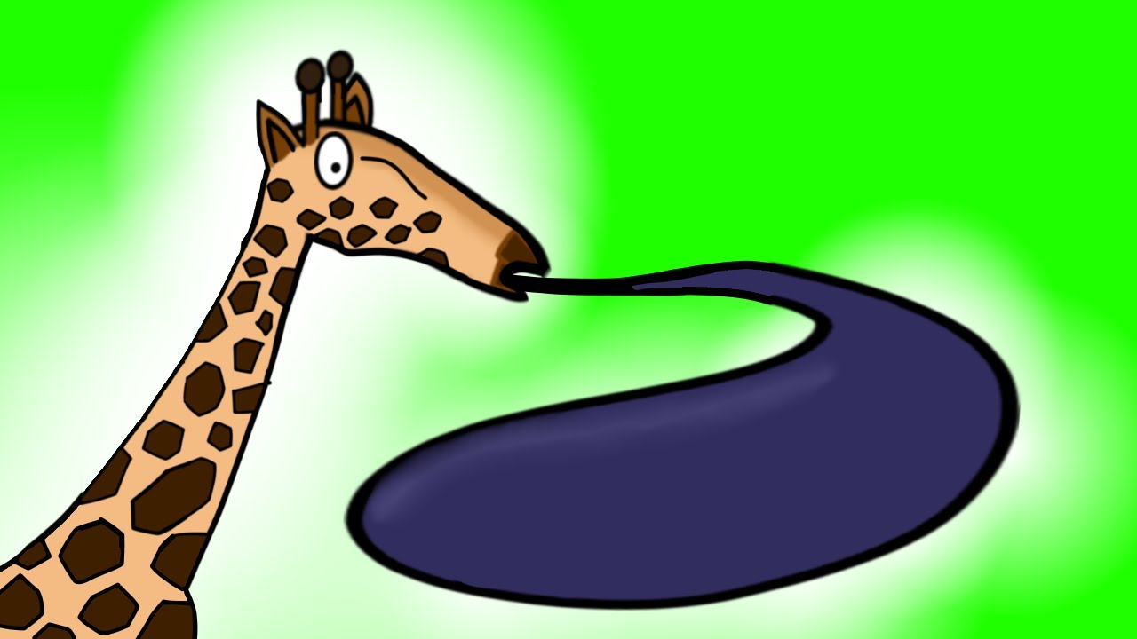 Why giraffe tongues are the PERFECT tool for their diet