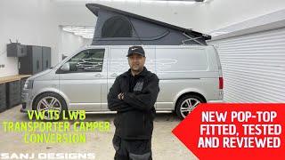 VW T5 New Pop Top - Fitted, Tested and Reviewed | Part 7 | T5 Camper Conversion by SANJ Designs 1,155 views 1 year ago 6 minutes, 15 seconds