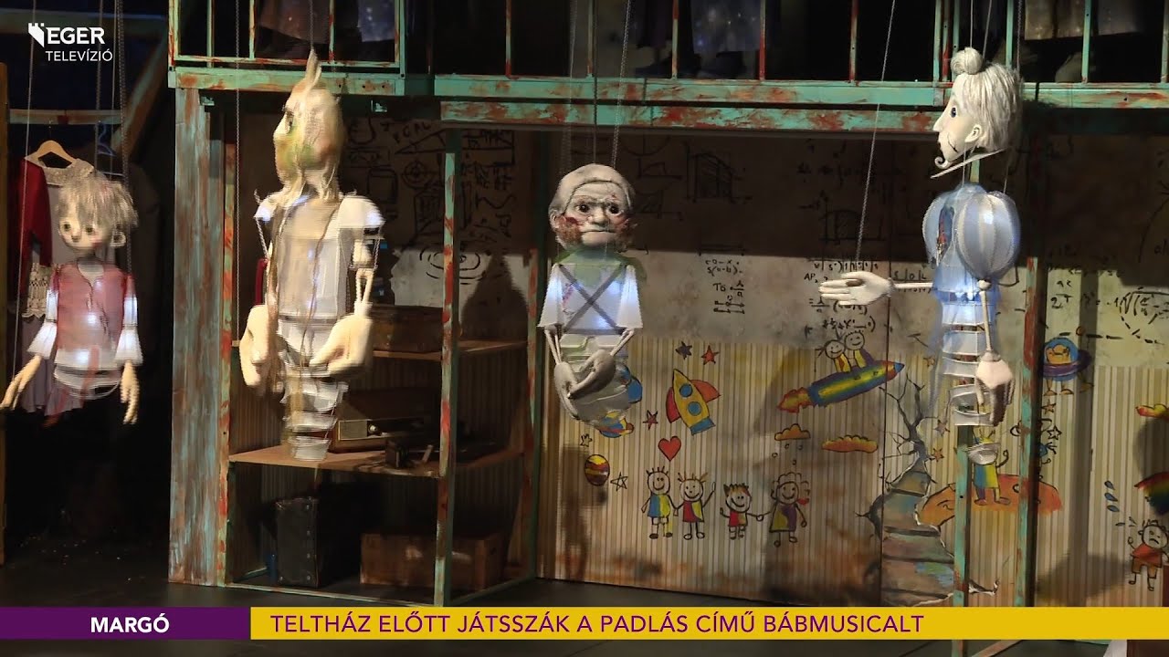A Padlás – Még mindig teltház előtt játssza a bábmusicalt a Harlekin Bábszínház - 2023.10.24.